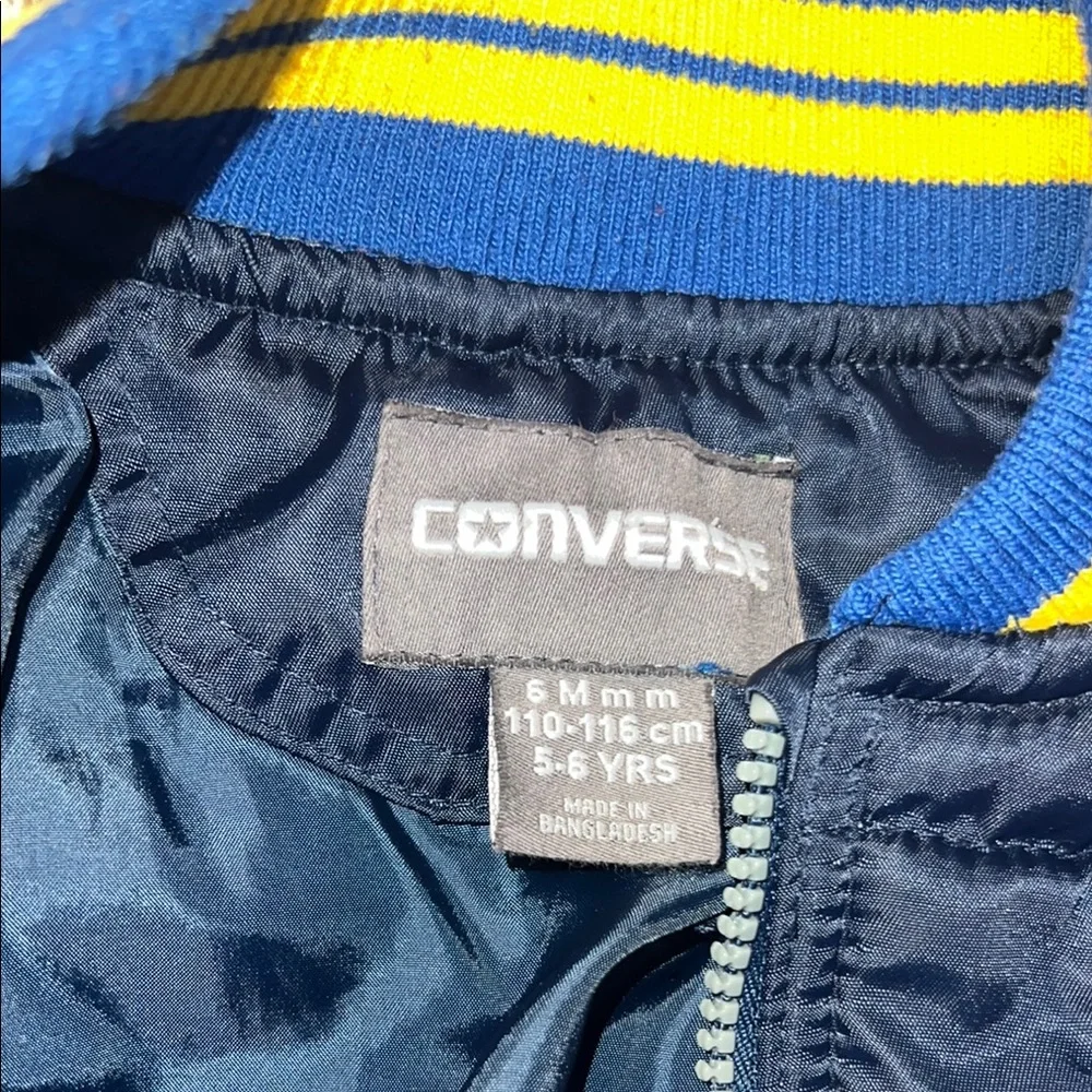 Converse‎ Blue and Black Puffer Jacket